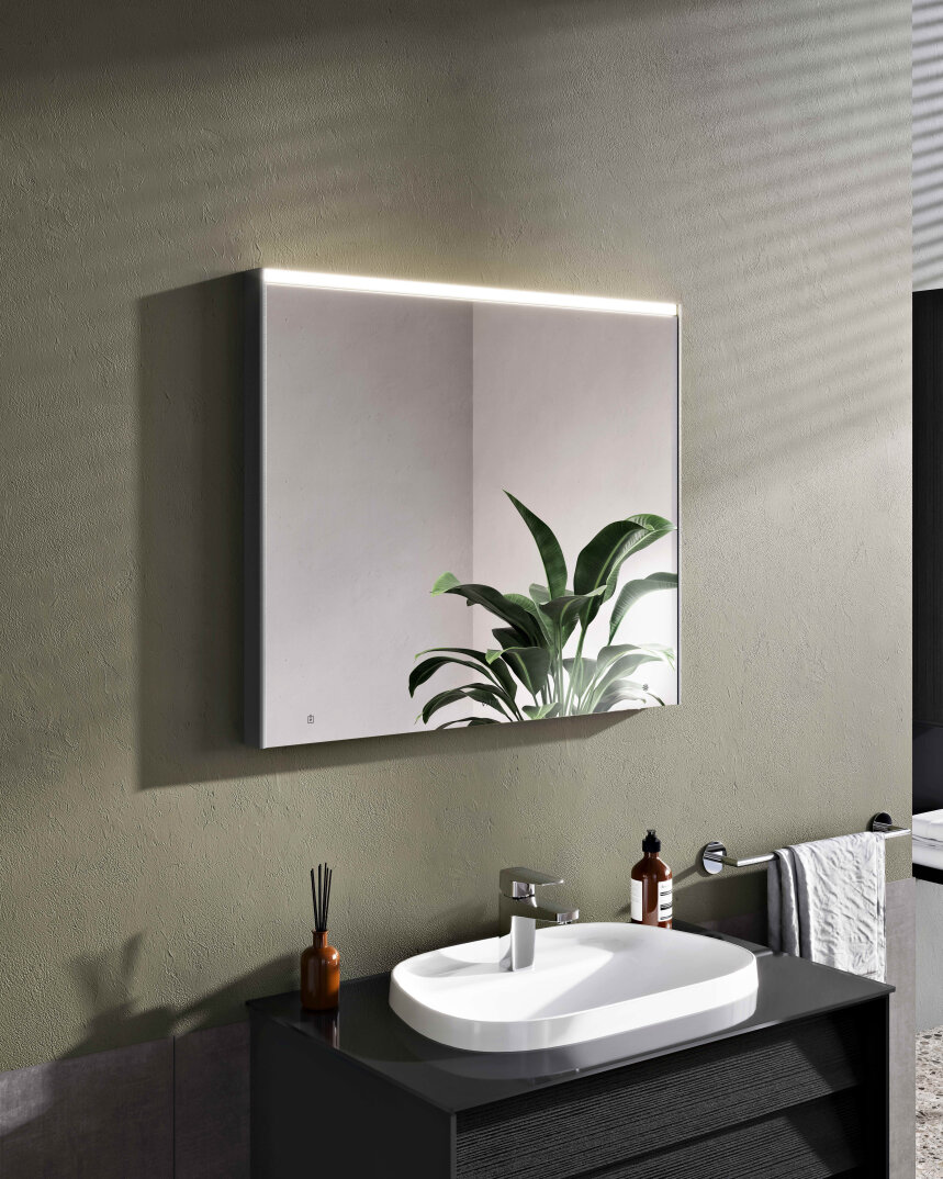 Vitra Prime Aydınlatmalı ve Buğu Önleyici Ayna, 80 cm, 67011 - 7
