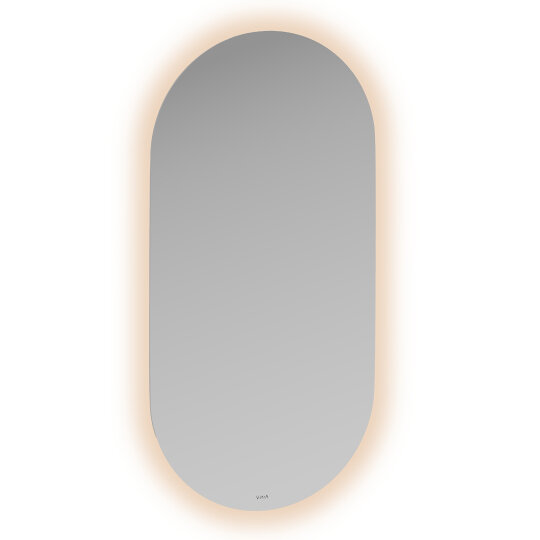 VitrA Prime Aydınlatmalı ve Sensörlü Oval Ayna, 45 cm, Altın Meşe, 80443 - 4