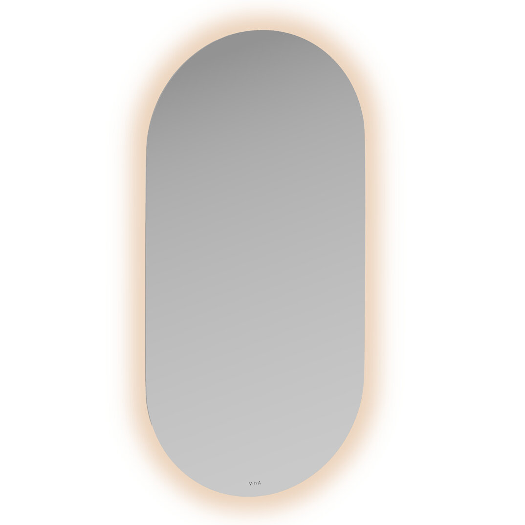 VitrA Prime Aydınlatmalı ve Sensörlü Oval Ayna, 45 cm, Altın Meşe, 80443 - 4