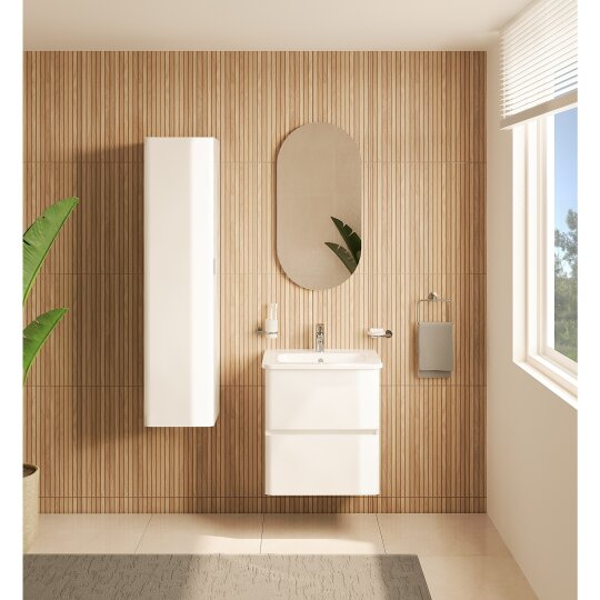 VitrA Prime Aydınlatmalı ve Sensörlü Oval Ayna, 45 cm, Altın Meşe, 80443 - 5