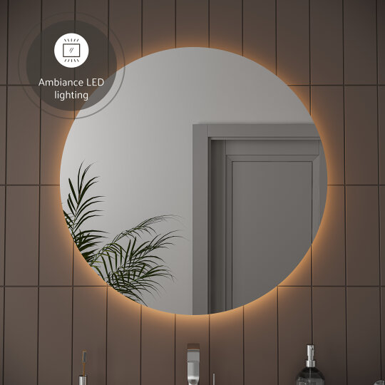 Vitra Prime Aydınlatmalı ve Sensörlü Yuvarlak Ayna, 80 cm, 67042 - 11