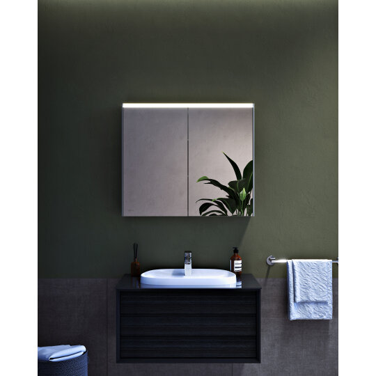 Vitra Prime Dolaplı Aydınlatmalı Ayna, 80 cm, 67005 - 18