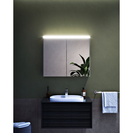 Vitra Prime Dolaplı Aydınlatmalı Ayna, 80 cm, 67005 - 19