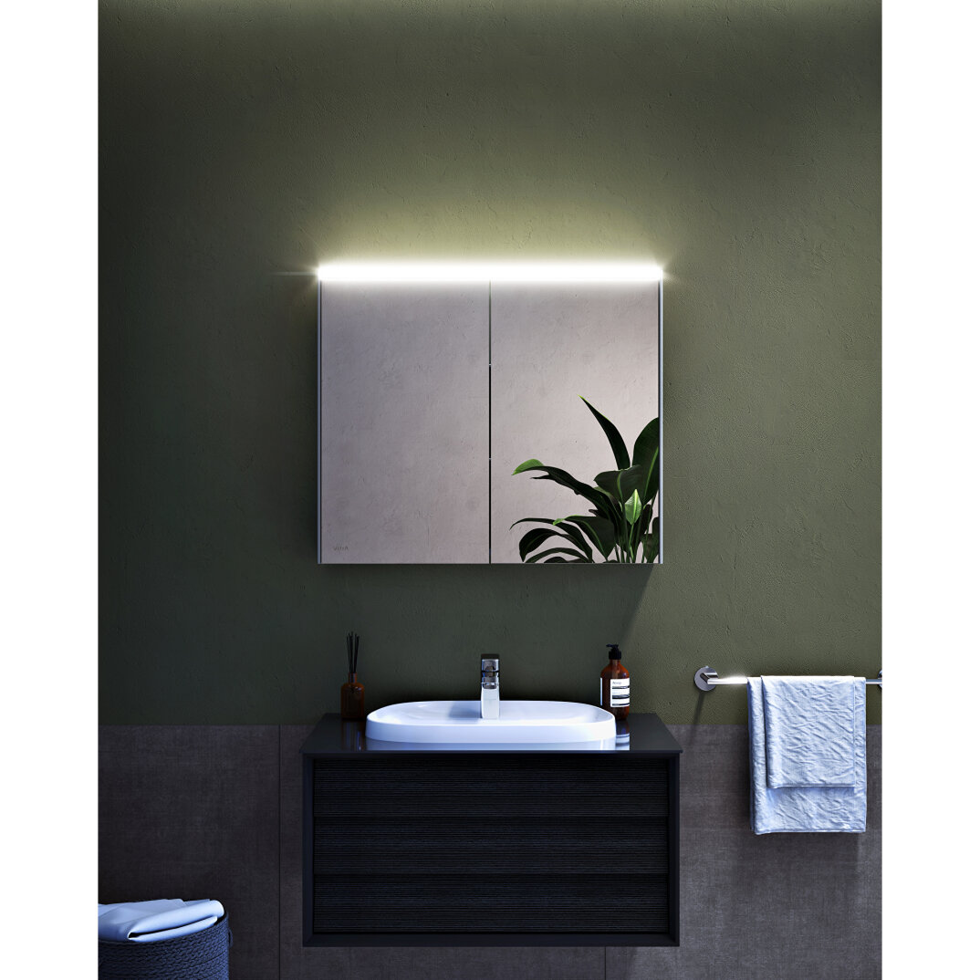 Vitra Prime Dolaplı Aydınlatmalı Ayna, 80 cm, 67005 - 19