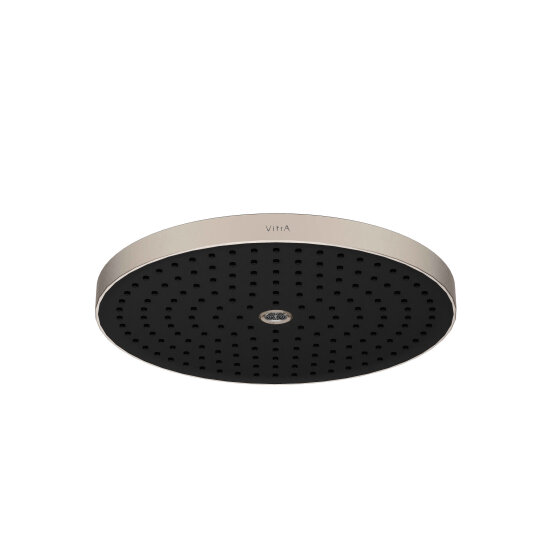 VitrA Prime Round Duvardan Tepe Duşu Seti, 30 cm, 2 Akışlı, Fırçalı Nikel (Sıva Üstü Grubu),A4592234