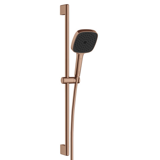 VitrA Prime Square 3F Sürgülü El Duşu Takımı, Soft Bakır,A4592829