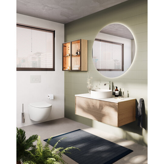 Vitra Prime Yuvarlak Ayna Aydınlatmalı Ve Sensörlü, 100 Cm 67043 - 13