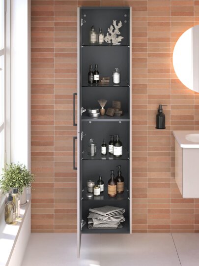 Vitra Root Flat Boy Dolabı 40 Cm Parlak Sahra Beji 66226 - 5