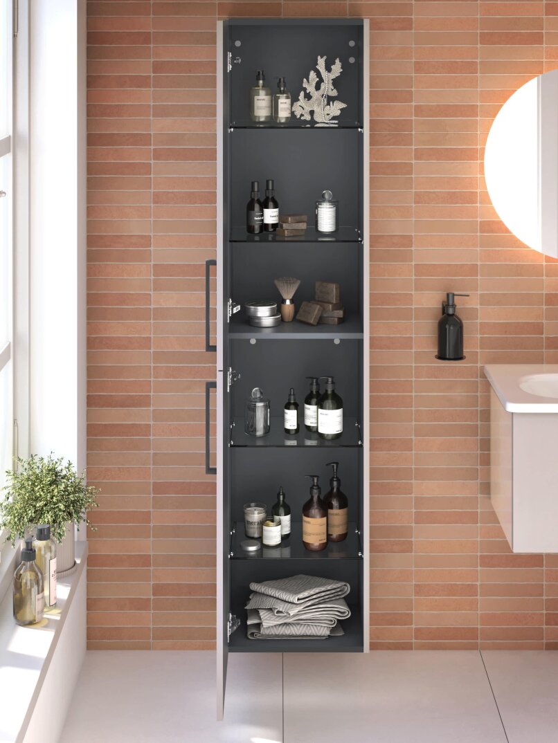 Vitra Root Flat Boy Dolabı 40 Cm Parlak Sahra Beji 66226 - 5