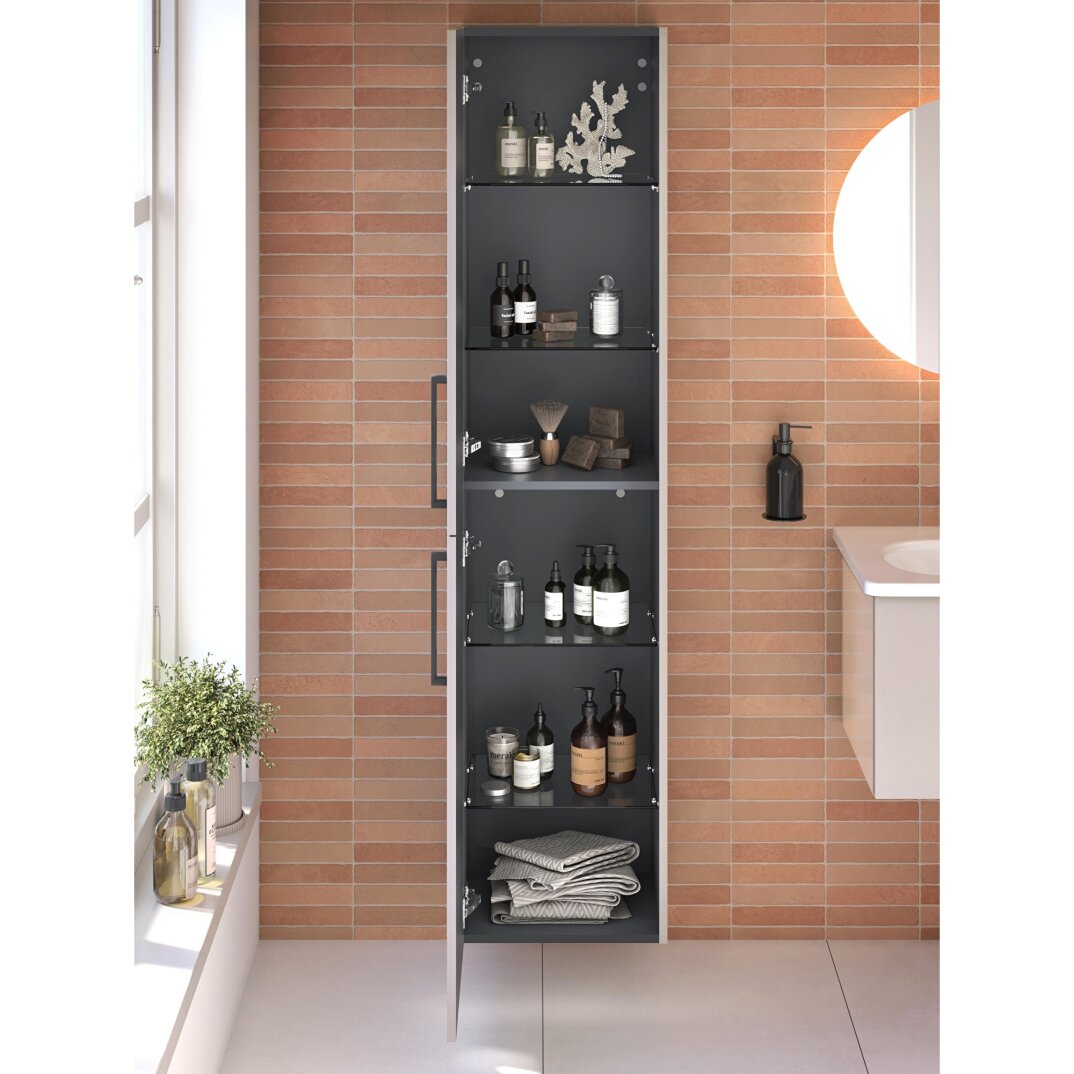 Vitra Root Flat Boy Dolabı 40 Cm Parlak Sahra Beji 66226 - 9