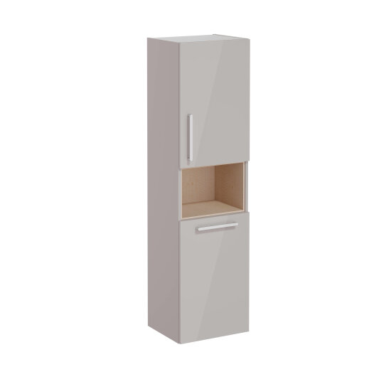 VitrA Root Flat Kısa Boy Dolabı (Sağ), 40 cm, Çamaşır Sepetli, Parlak Sahara Beji,66232