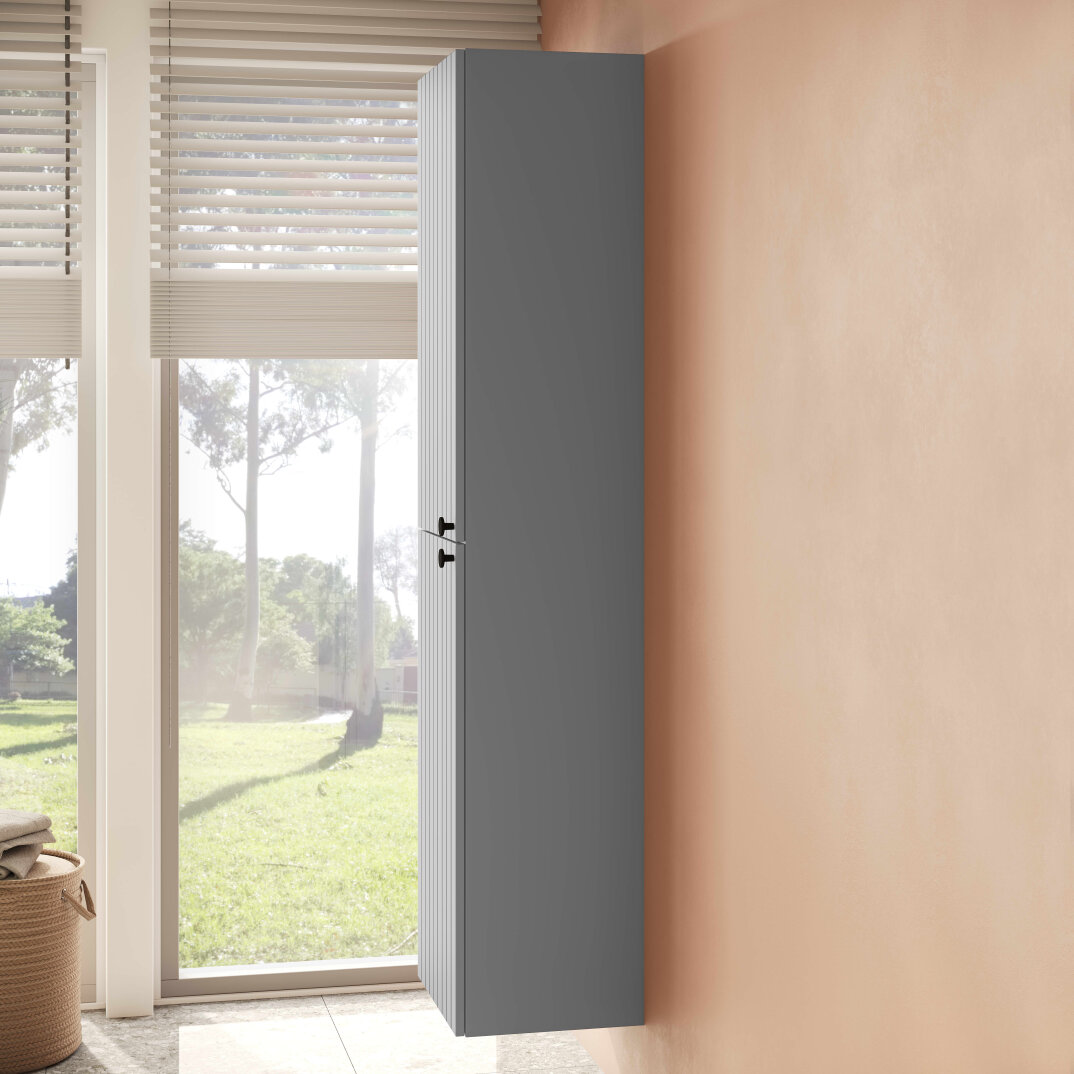 VitrA Root Groove Boy Dolabı, 40 cm, Mat Gri,69088 - 3