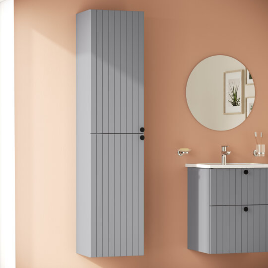VitrA Root Groove Boy Dolabı, 40 cm, Mat Gri,69088 - 12