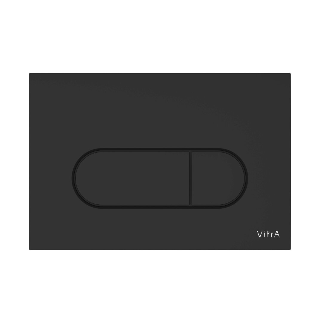 VitrA Root Round Kumanda Paneli, Mat Siyah,740-2211 - 1