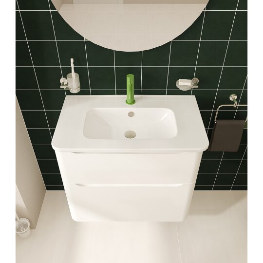 VitrA S20 Round Etajerli Lavabo, 80 cm, 7681B003-0001 - 5