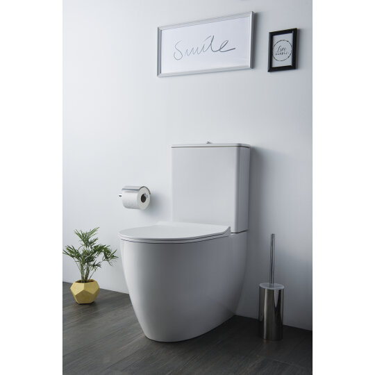 VitrA S20 Round SmoothFlush Duvara Tam Dayalı Takım Klozet, 63 cm, 7703L003-0092 - 4