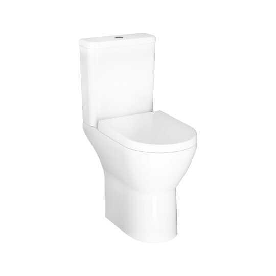 VitrA S20 Round SmoothFlush Kanalsız Duvara Tam Dayalı Yerden Tek Klozet, 52 cm, 7706L003-0088