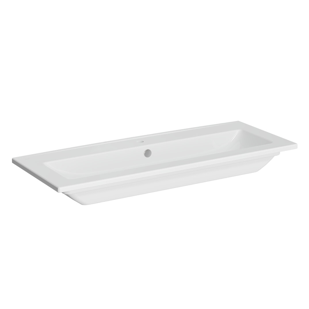 VitrA S20 Square Etajerli Lavabo, 120 cm, 7679B003-0001 - 2