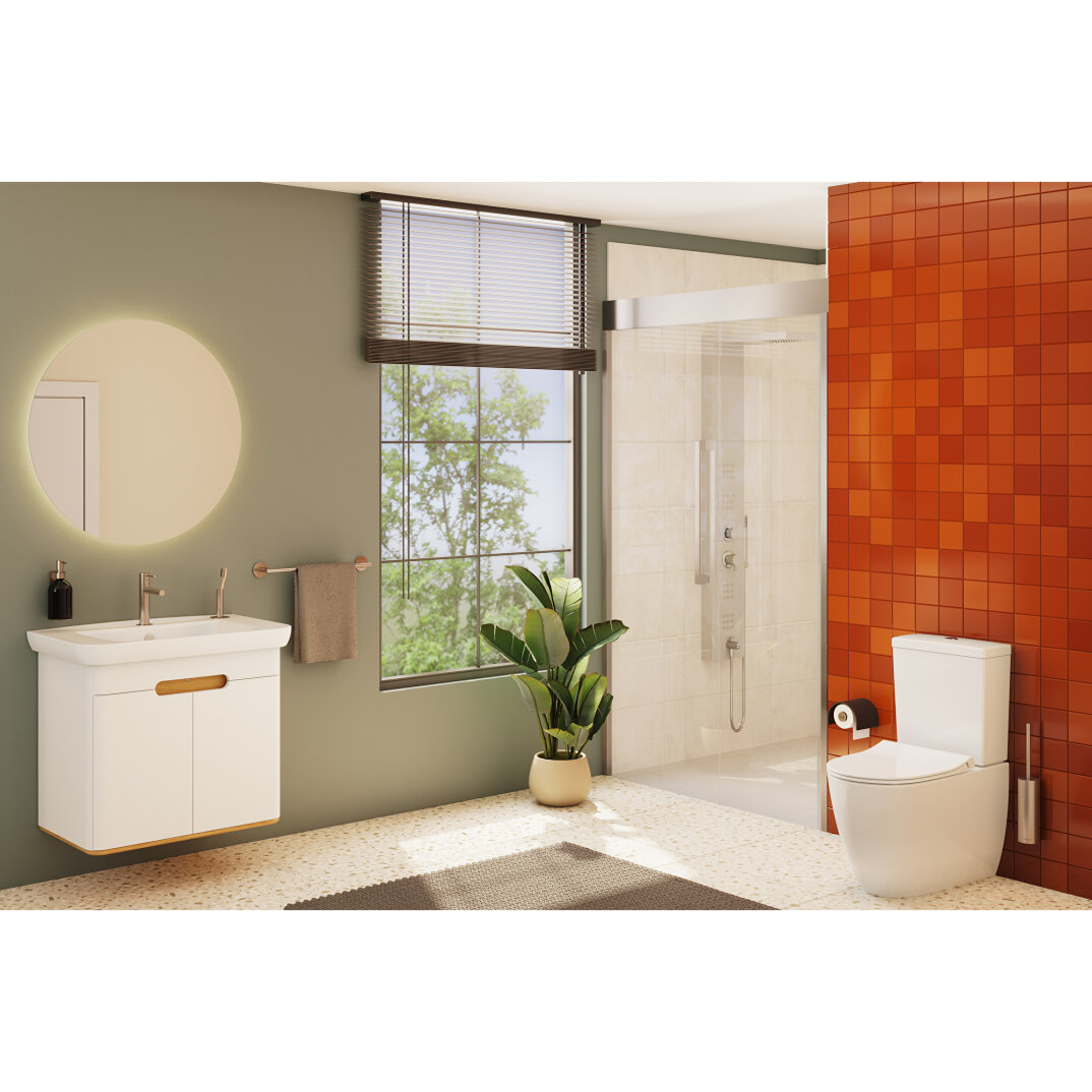 VitrA S20 Square SmoothFlush Duvara Tam Dayalı Takım Klozet, 7693L003-0092 - 2