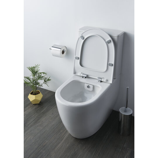 VitrA S20 Square SmoothFlush Duvara Tam Dayalı Takım Klozet, 7693L003-0092 - 6
