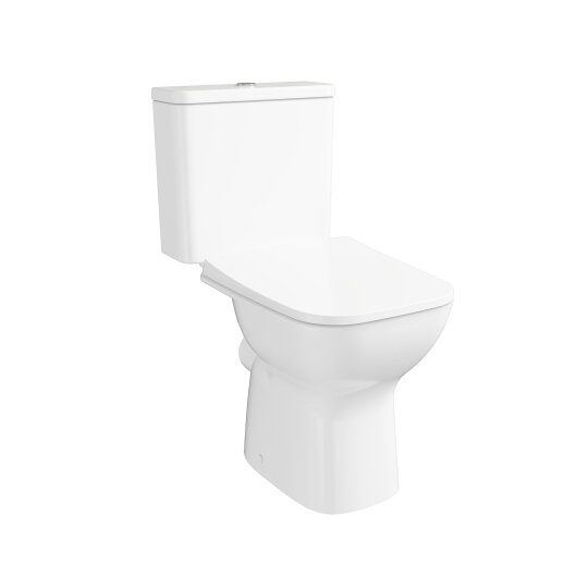 VitrA S20 Square SmoothFlush Kanalsız Arkası Açık Takım Klozet, 63 cm, 7694L003-0088