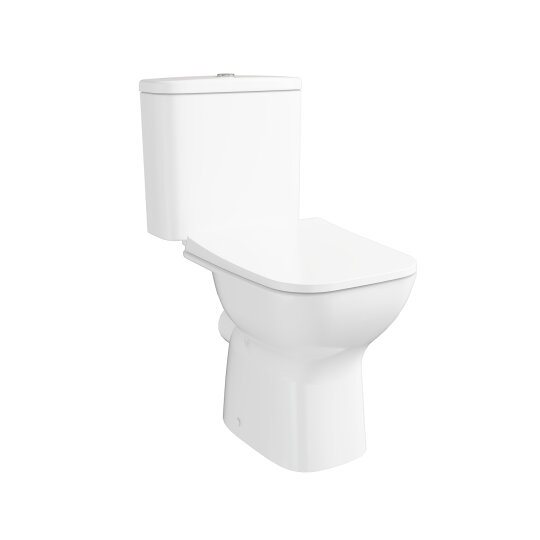 VitrA S20 Square SmoothFlush Kanalsız Arkası Açık Takım Klozet, 63 cm, 7694L003-0088 - 2