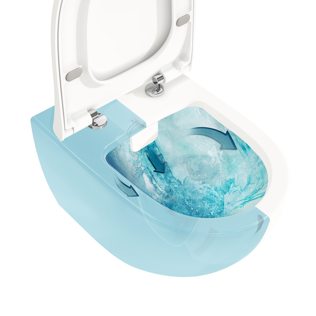 VitrA Sento Asma Klozet, 54 cm, 4448B003-0559 - 12