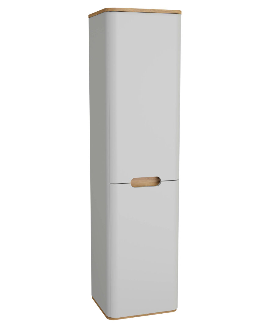 VitrA Sento Ayaksız Boy Dolabı, Sağ, Mat Açık Gri,66007 - 1