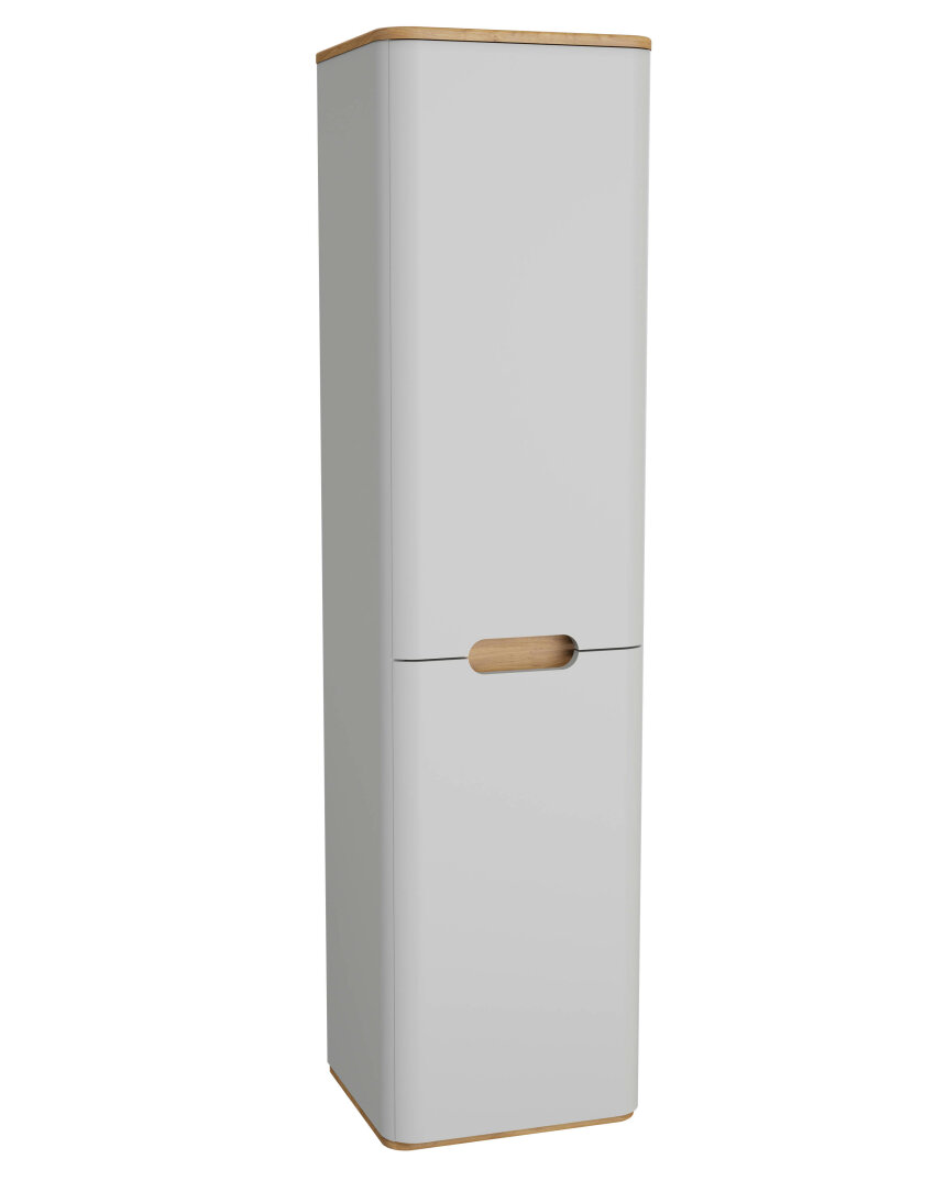 VitrA Sento Ayaksız Boy Dolabı, Sol, Mat Açık Gri,66006 - 1