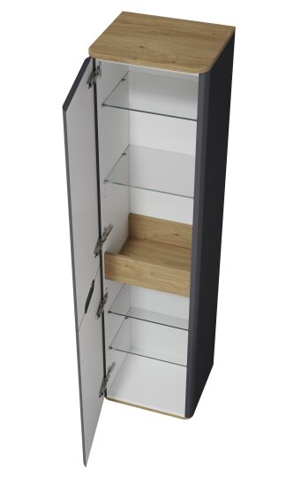 Vitra Sento Ayaksız Boy Dolabı, Sol, Mat Antrasit, 60862 - 5