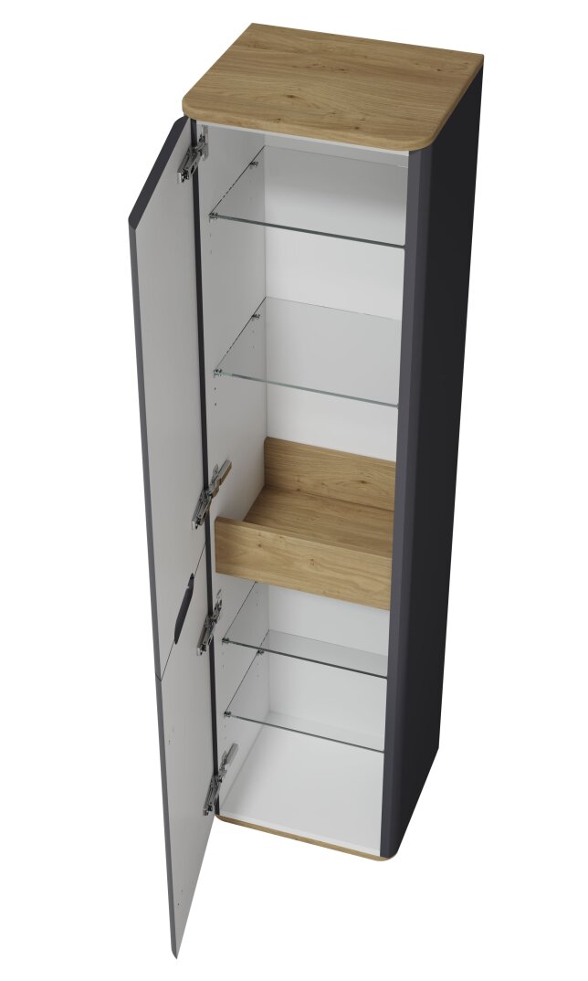 Vitra Sento Ayaksız Boy Dolabı, Sol, Mat Antrasit, 60862 - 5