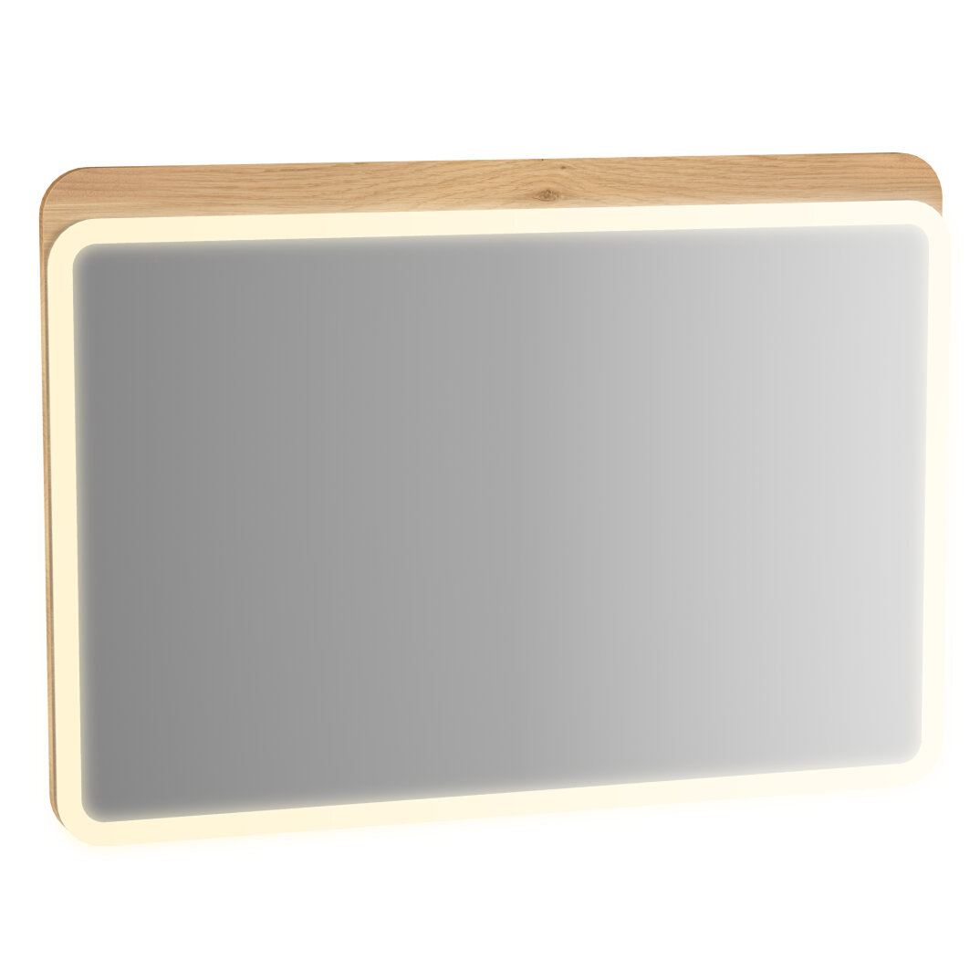 VitrA Sento Aydınlatmalı Ayna, 100 cm, Açık Meşe,60891 - 7