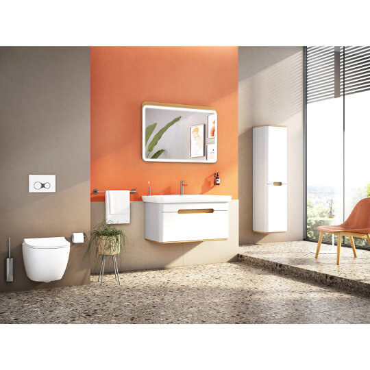 VitrA Sento Aydınlatmalı Ayna, 100 cm, Açık Meşe,60891 - 8
