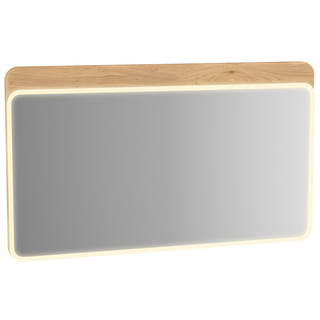 VitrA Sento Aydınlatmalı Ayna, 120 cm, Açık Meşe, 61193 - 1