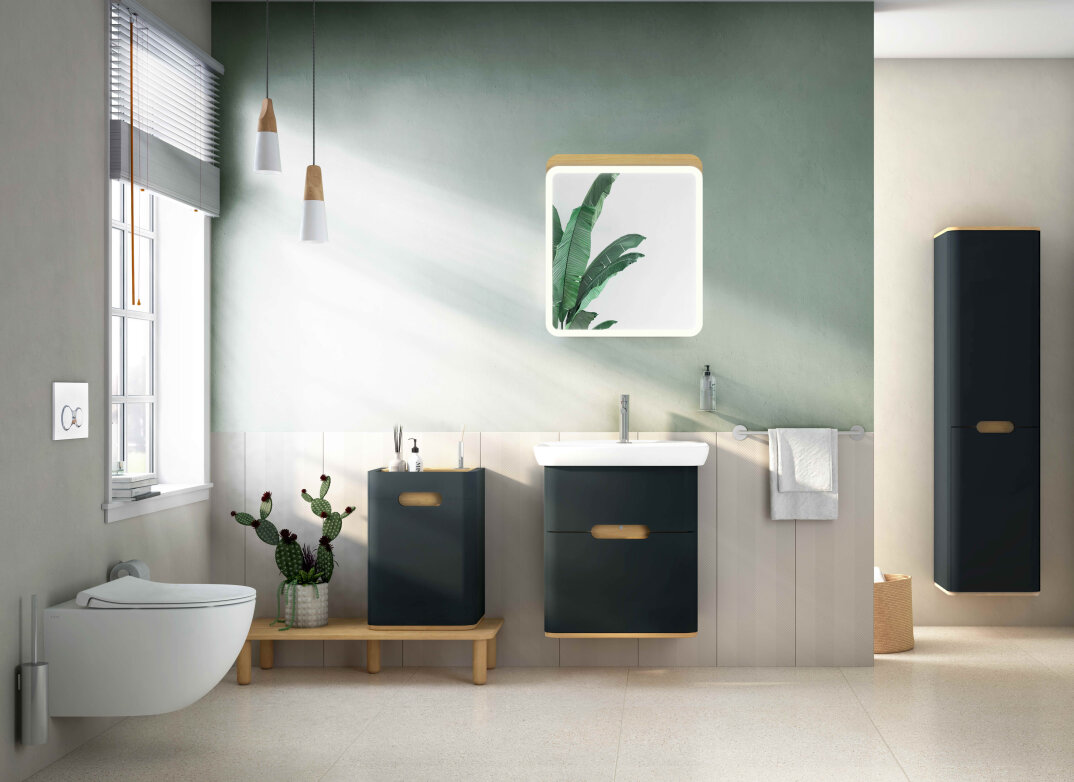 VitrA Sento Aydınlatmalı Ayna, 60 cm, Açık Meşe,60889 - 2