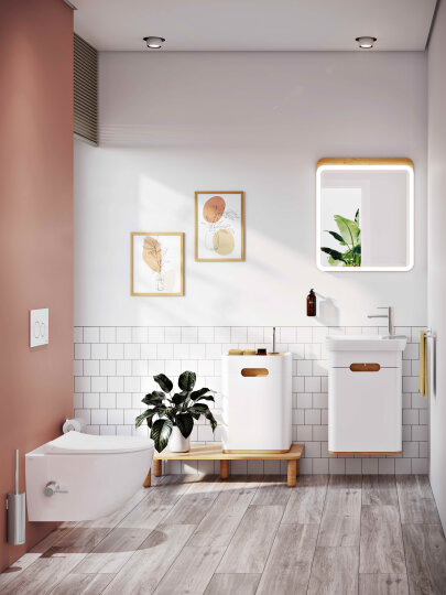 VitrA Sento Aydınlatmalı Ayna, 60 cm, Açık Meşe,60889 - 3