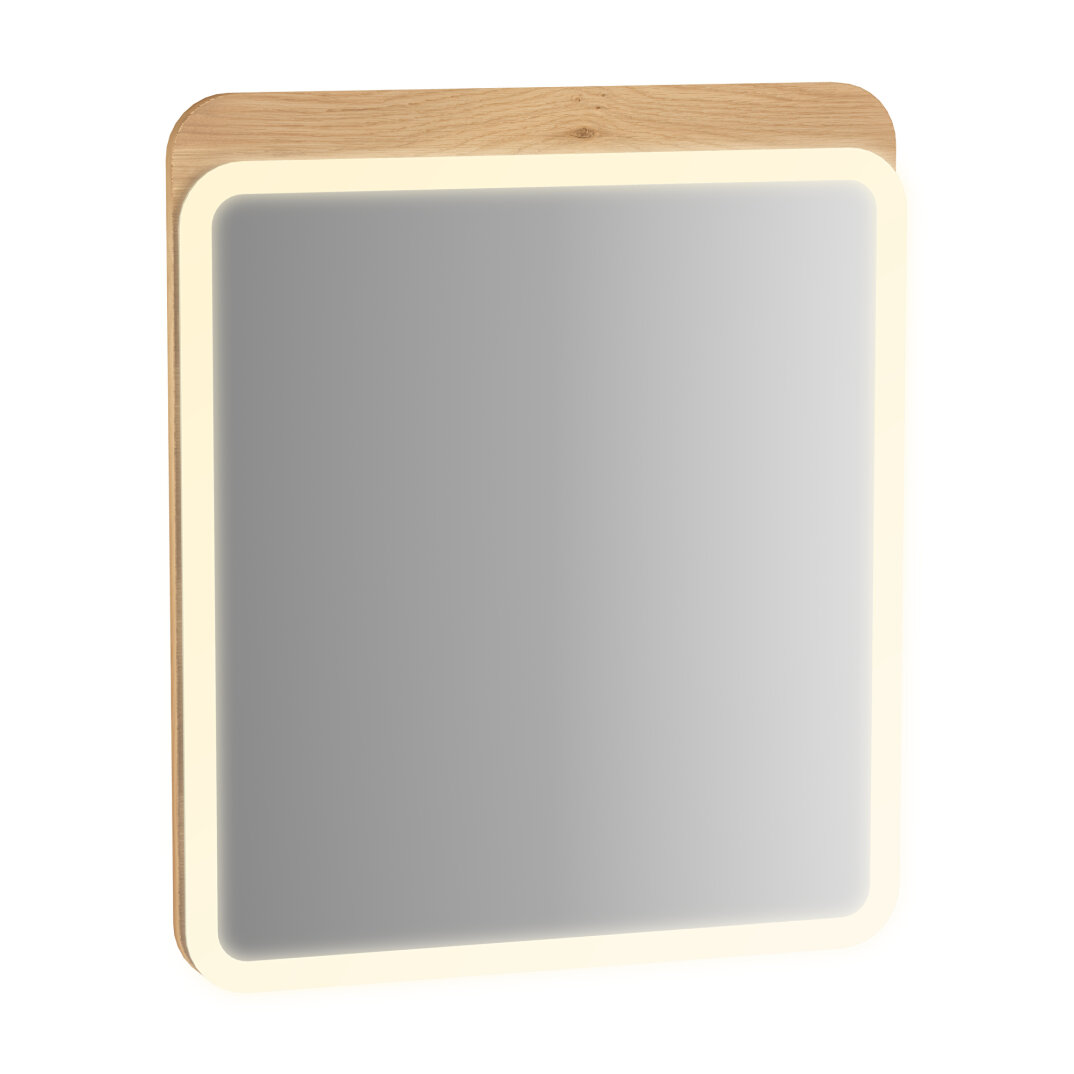 VitrA Sento Aydınlatmalı Ayna, 60 cm, Açık Meşe,60889 - 7