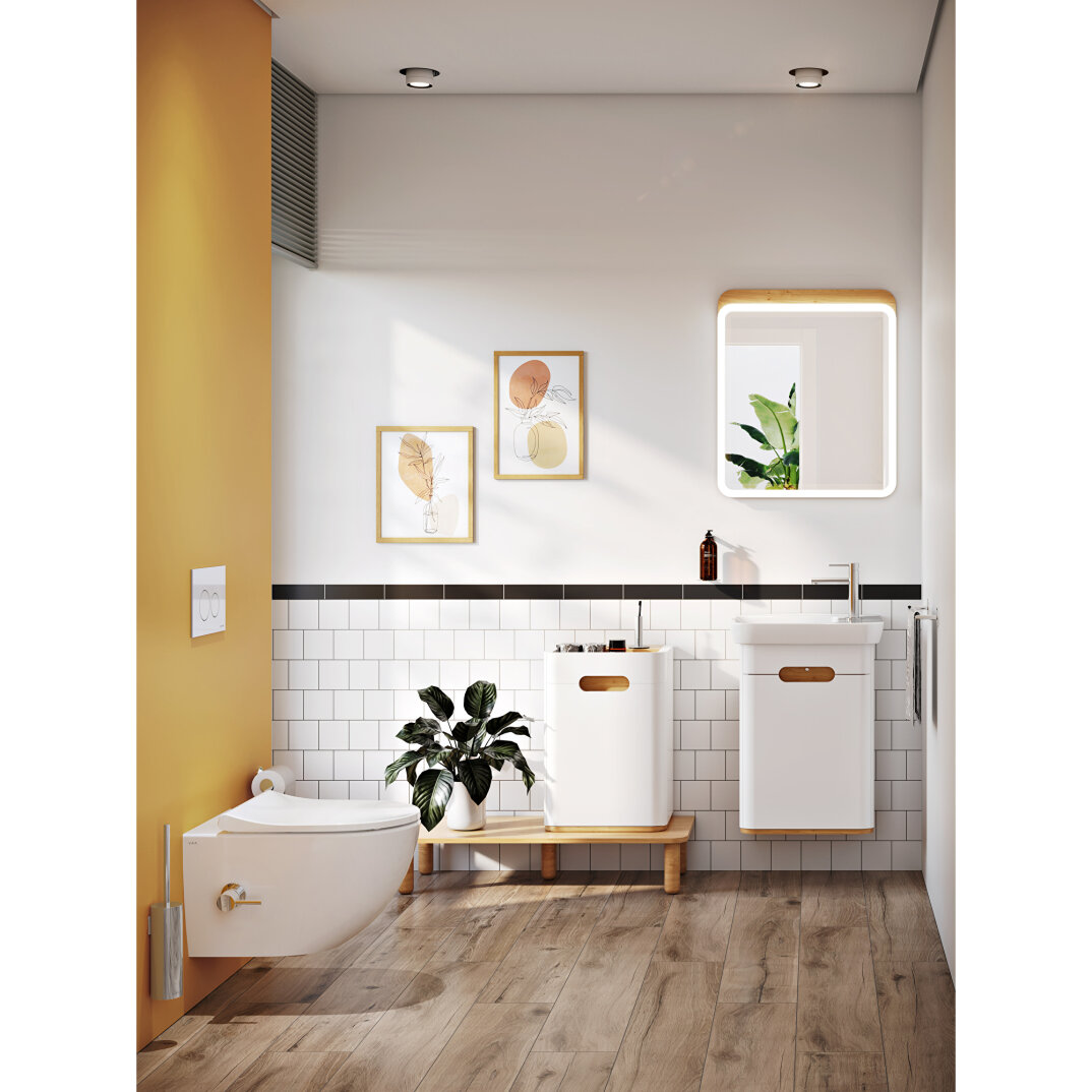 VitrA Sento Aydınlatmalı Ayna, 60 cm, Açık Meşe,60889 - 11