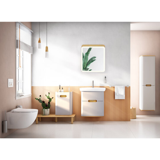 VitrA Sento Aydınlatmalı Ayna, 60 cm, Açık Meşe,60889 - 13