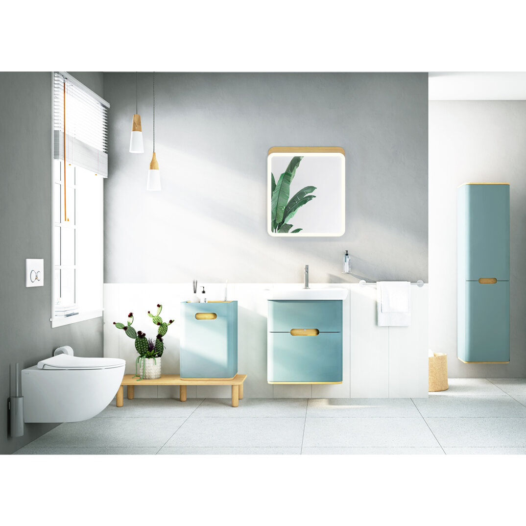 VitrA Sento Aydınlatmalı Ayna, 60 cm, Açık Meşe,60889 - 14
