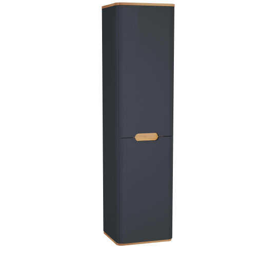 VitrA Sento Çamaşır Sepetli Boy Dolabı, Ayaksız, Sol, Mat Antrasit, 60856