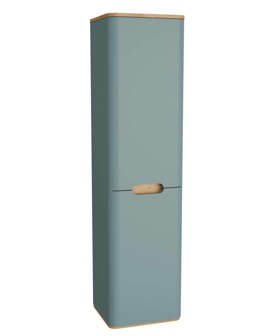 VitrA Sento Çamaşır Sepetli Boy Dolabı, Ayaksız, Sol, Mat Fiyord Yeşili,65892 - 1