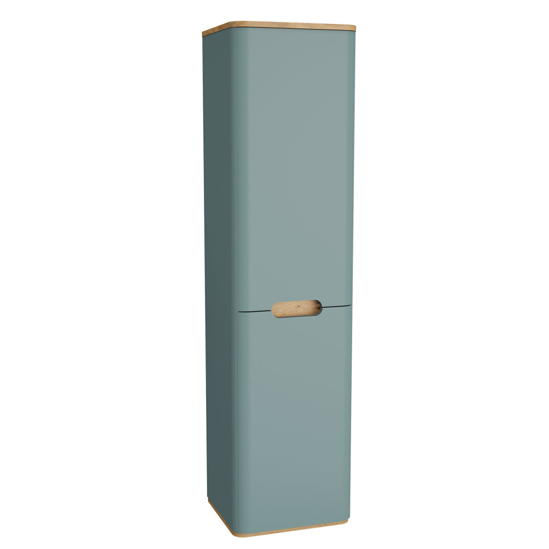 VitrA Sento Çamaşır Sepetli Boy Dolabı, Ayaksız, Sol, Mat Fiyord Yeşili,65892 - 7
