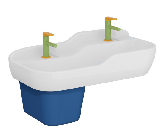 VitrA Sento İkili (Çift Kademeli) Çocuk Lavabosu, 85 cm,7351B003-1739