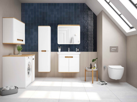 Vitra Sento Kapaklı Lavabo Dolabı, Ayaksız, 80 Cm, Mat Beyaz 60785 - 3