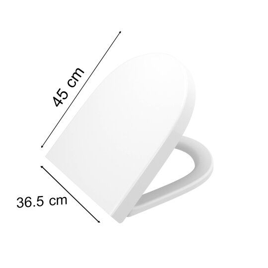 VitrA Sento Klozet Kapağı, Yavaş Kapanır,86-003R009 - 6