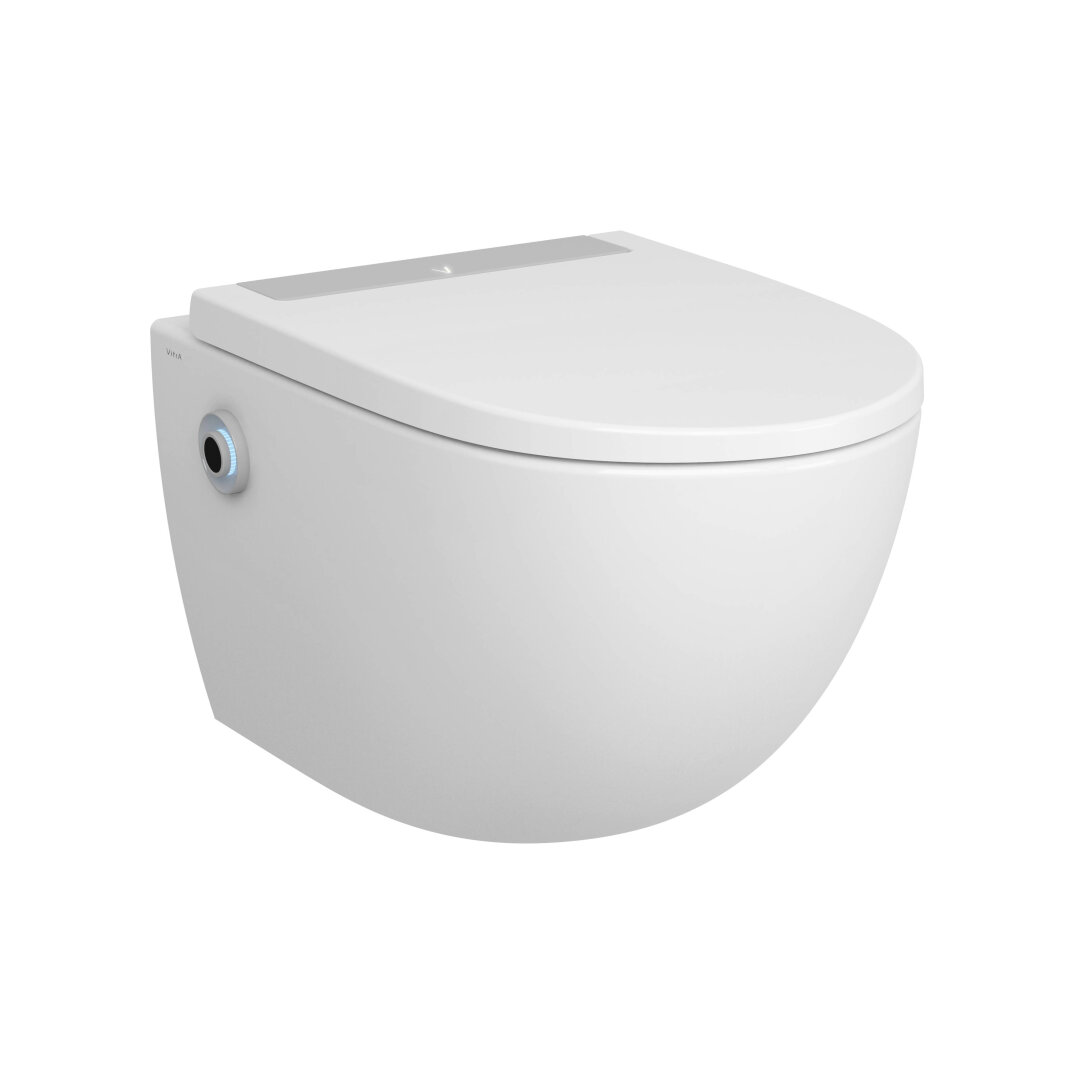 VitrA Sento Rim-ex Kanalsız Asma Klozet, 54 cm (Temassız Entegre Taharet Musluklu ve Temassız Kapaklı),7948B403-6262 - 1