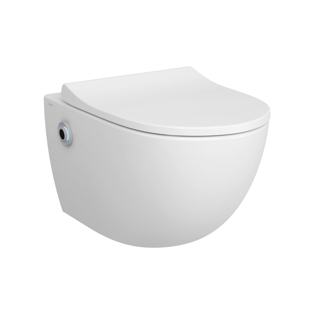 VitrA Sento Rim-ex Kanalsız Asma Klozet, 54 cm (Temassız Entegre Taharet Musluklu),7948B403-6592 - 1