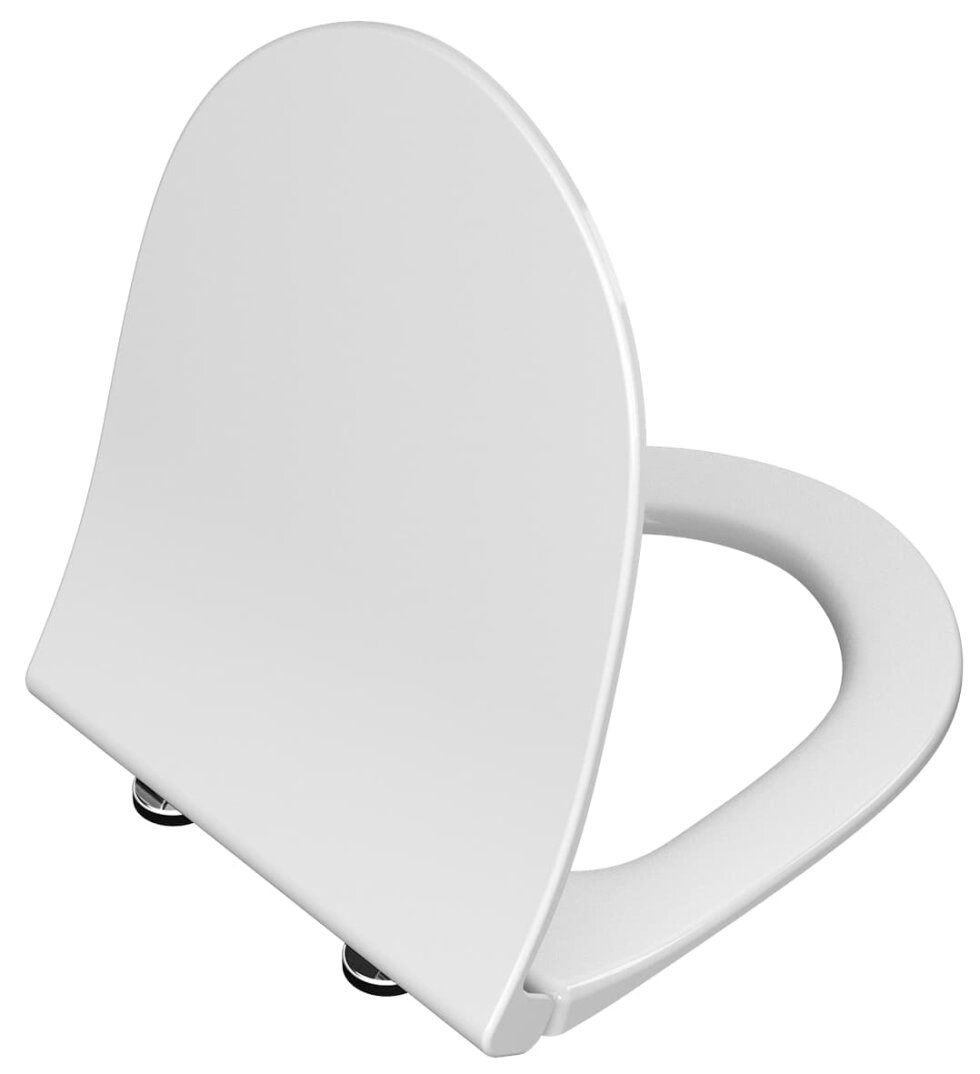 VitrA Sento Slim Klozet Kapağı, Yavaş Kapanır, Kolay Sökülebilir, Mat Beyaz, 120-401R009 - 1