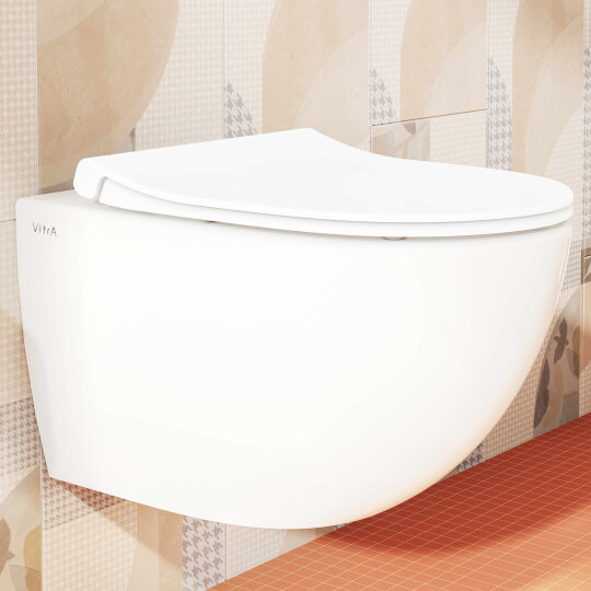 VitrA Sento Slim Klozet Kapağı, Yavaş Kapanır, Kolay Sökülebilir, Mat Beyaz, 120-401R009 - 5